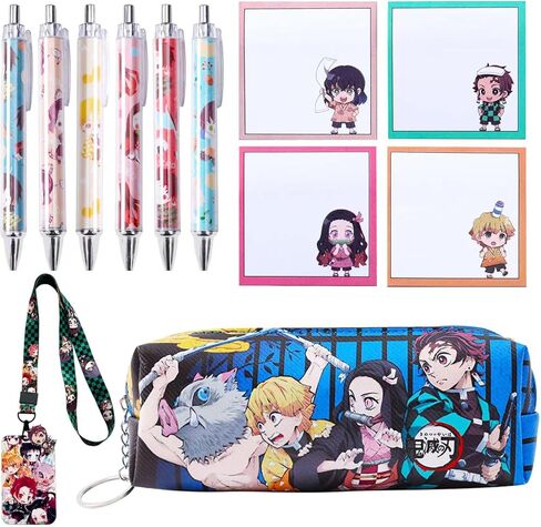 هدايا قرطاسية أنيمي شيطان مجموعة kawaii anime stuff مجموعة قرطاسية ， ， تضمين قلم rollerball 、 ملاحظة لزجة 、 حامل البطاقة مع الحبل in Kuwait