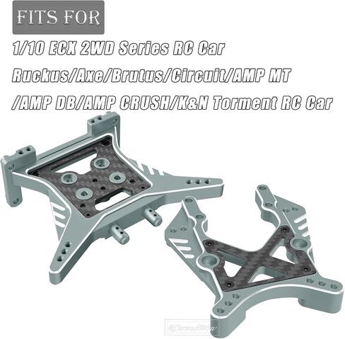 ترقيات أبراج صدمة RC لـ 1/10 ECX 2WD Series CAR RC ، أبراج الصدمات الخلفية الأمامية للألومنيوم من أجل Ruckus/AX/BRUTUS/CIRCUIT in Kuwait