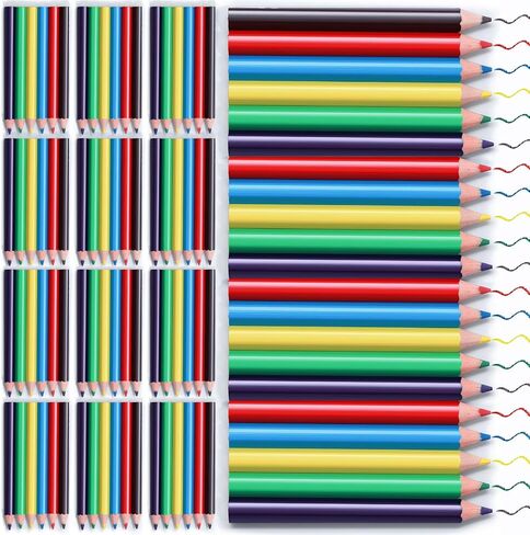 80 Sets of Mini Colored Pencils Bulk, 3.5 Inch Portable Short Colored Pencils for kids Pre-Sharpened Drawing Bulk Pack of Assorted Colors for Children, Classroom, and Painting (80) in Saudi Arabia