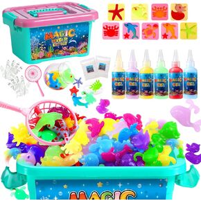 VXIENFTU Magic Water Elf Toy Kit for Kids,Aqua Fairy Water Gel Kit,DIY Magic Water Gel Craft Kit,Gift for Christmas, Birthday Gifts, for Boys Girls Party Favors