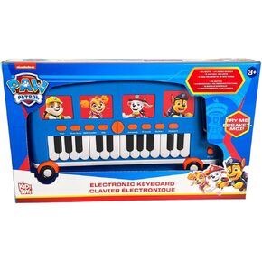 Paw Patrol Bus Electronic Keyboard - Learn to Play Piano Music Education for Kids and Preschoolers Ages 3+