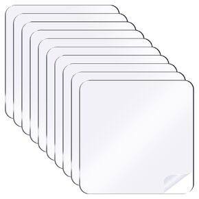 uxcell Clear Double Sided Adhesive Pads, 1.89'' x 1.89'' Square Pre-Cut Mounting Tape Waterproof Removable Strong Sticky Gel Tape for Walls Hanging, 30 Pcs