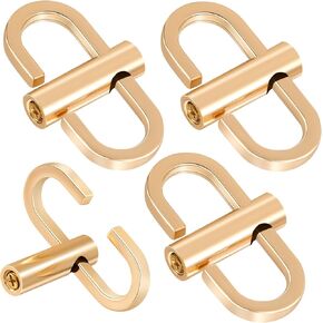Adjustable Chain Strap Shortener, 360 Rotatable Necklace Shortener Clasp, Strap Adjuster for Purse Necklace Chain