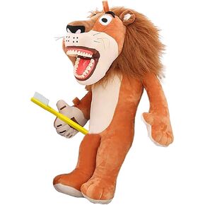 Lion Dental Plush, YOUYA Oral Health Presentation Puppet Lion Dental Educational Plush Large Size Doll with Teeth for Babies Kids Chidren Boys Girls