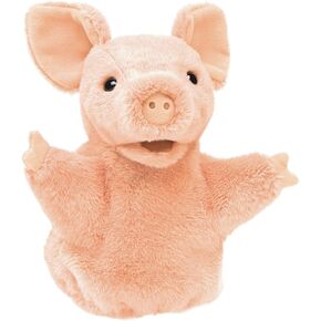 Folkmanis Little Pig Hand Puppet, Pink, 1 EA