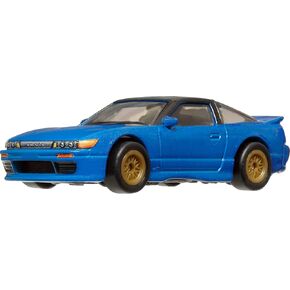 Hot Wheels Premium Car Culture Collectible Toy Car, 1:64 Scale Die-Cast Nissan SilEighty, Modern Classics Vehicle with Real Riders Tires