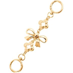 Purse Extender Chain Bag Chains for Handbags Bow Pattern Metal Purse Strap Extender 6.38inch Gold Purse Chain for Handbags Purse Making Supplies Accessories