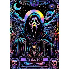 GXGLLPZBY 5D Diamond Painting Kit for Adults Beginners,DIY Skull Moon Star Paint by Diamond Art Kits,Suitability Friends Full Round Drill Diamonds Dots Gem Art,Home Wall Decor 11.8x15.8 Inch