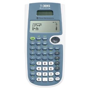 Texas Instruments TI-30XS MultiView School Calculator (up to 4 Line Display, Solar and Battery Powered)