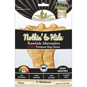 Fieldcrest Farms Nothin' to Hide Ultra Wishbone, Beef Flavor 5"