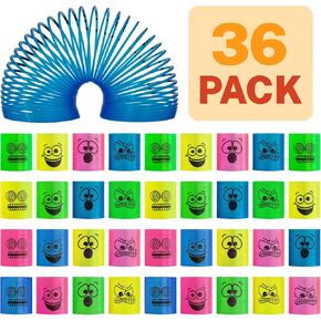 36 Pcs Mini Spring Party Favors for Kids 4 to 8 Birthday Stress Relief Bulk Fidget Goody Bag Stuffers Classroom Prizes Spring Bulk Toys for Kids Prize Presents 4 Bright Colors