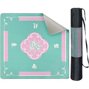 31.5'' Mahjong mat for Table, Mah Jong Table Cover with Storage Bag, Anti Slip and Noise Reduction, Poker, Card, Board & Tile Games Mat
