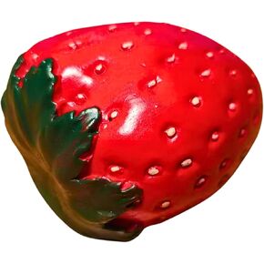 Decorative Strawberry Key Hider - Hide-a-Key in Strawberry Shape for Spare Keys, USB, Coins - Outdoor & Indoor Use, Durable and Discreet Key Holder