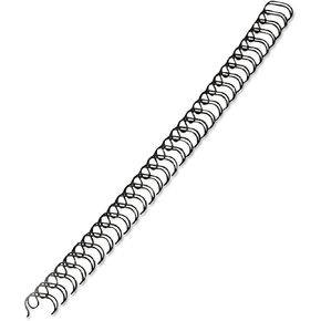 Fellowes 1/4-Inch Binding Spines Wire, 25-Pack, Black (52539)