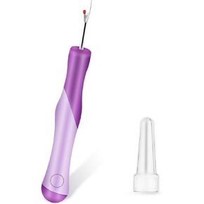 JIYIN Sewing Seam Rippers, Sewing Seam Thread Removers Stitch Rippers, Handy Unpicker Ergonomic Grip Thread Stitch Remover Tool for Sewing Crafting Knitting Embroidery(Purple)