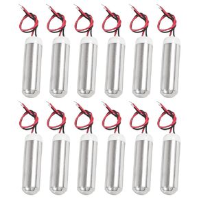 12pcs 725/7x25mm DC Coreless Motor Built-in Vibration Waterproof 1.5-3v 8000-16000RPM Motor for Model Aircraft/UAV/Quadcopter/Toy Aircraft, etc