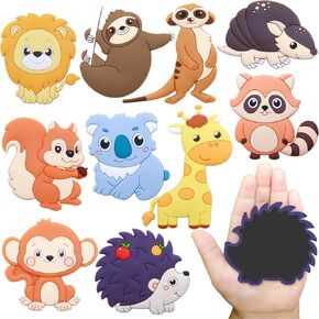 SUPINEEDO Kids Magnets for Fridge, Cute Animals Fridge Magnet for Toddlers 1 Baby Educational Refrigerator Magnets Children Gift, Full Back Toddler Magnets