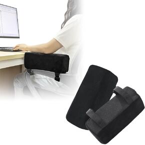 MABOZOO Thicken Office Chair Armrest Pads Comfort Cushion Elbow Pillow Pads with Adjustable Magic Straps,Arm Pads for Computer Gaming Chairs Desk Chairs Rotating Chairs