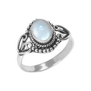 خاتم Raibow Moonstone ، خاتم فضية ، خاتم مصنوع يدويًا ، خاتمًا يدويًا ، مجوهرات بوهيمية ، خاتم فضية للنساء ، حجم الفتيات في الولايات المتحدة 6 ، هدية عيد الميلاد ، هدية للذكرى ، هدية لحجم الخاتم 6