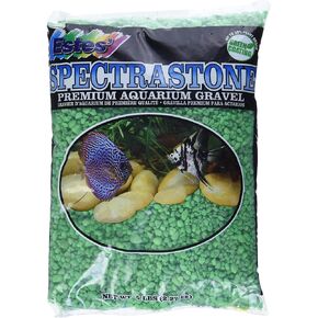 Spectrastone Permaglo Green Aquarium Gravel for Freshwater Aquariums, 5-Pound Bag