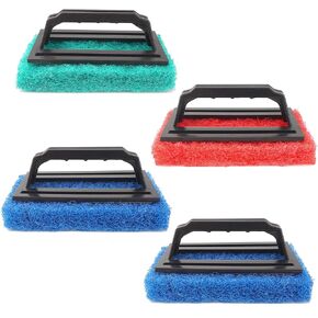 4 Pcs Screen Printing Scrub Pad, Screen Print Ink Scraper with Handle,Screen Print Remover, Screen Printing Accessories for Reclaiming Mesh Screen Cleaner