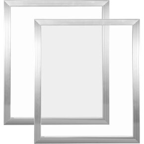 Caydo 2 Pieces 24 x 20 Inch Aluminum Silk Screen Printing Frames with 160 Mesh for Screen Printing