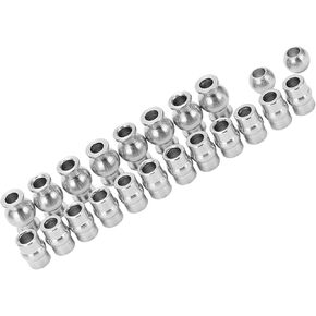 RC Shock Damper Ball Head, Iron 1:10 RC Shock Damper Ball RC Shock Damper Ball For ARRMA Typhon, Big Rock, Senton, Granite