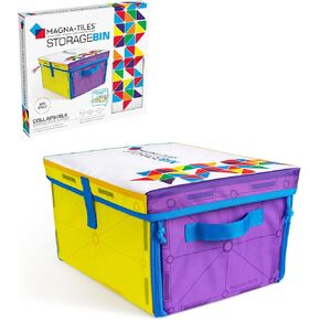 MAGNA-TILES Storage Bin & Interactive Play-Mat, The ORIGINAL Magnetic Building Brand