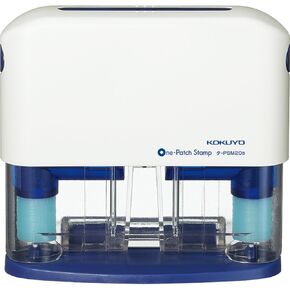 Kokuyo One-Patch Stamp, One Patch 2-Hole Reinforcer Sticker, 200 Stickers x 2-Pack, Blue, Japan Import (TA-PSM20B)