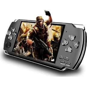وحدة التحكم في الألعاب المحمولة ، نظام ألعاب مُدمج في 1200 لعبة 4.3 '' HD شاشة Retro ، وحدة التحكم القابلة لإعادة الشحن المحمولة مع عصا التحكم المزدوجة ، ناتج التلفزيون ، أفضل هدية للأطفال والبالغين