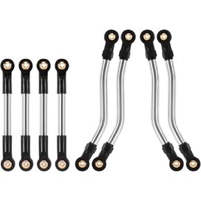 INJORA Stainless Steel High Clearance Chassis Links for 1/24 FMS FCX24M Upgrade