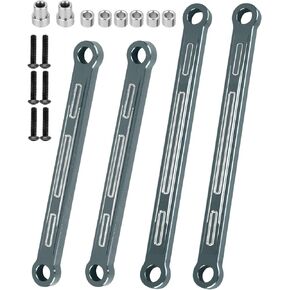 RC Camber Link Set Upgrades Part for 1/10 Slash Rustler Stampede 4x4 4WD,Alloy Aluminium Front Rear Camber Link Set,Navy Blue