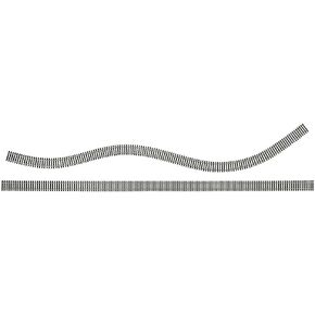 Bachmann Trains 36" CODE 100 NICKEL SILVER FLEX TRACK (25/box) - HO Scale