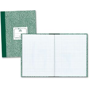 National Composition Lab Notebook, Quadrille Rule, Green Cover, (60) 10.13 x 7.88 Sheets
