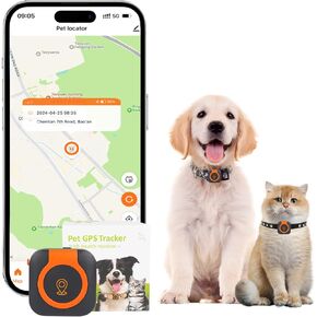 GPS Tracker for Dogs Cat Tracker Tracker Health Monitoring for GPS Dog Collar Smart GPS Cat Tracker Dog GPS Tracker Pet Tracker for Cats 4G Network Dog Tracker Tracker