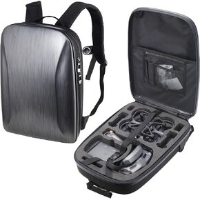 Avata 2 Case Backpack, Waterproof Travel Case Hard Shell Shoulder Bag for DJI Avata 2 Fly More Combo, DJI Goggles 3, RC Motion 3 Controller, Batteries and Other DJI Avata 2 Drone Accessories