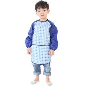 Waterproof Kids Art Smocks 53 Colors (Age 1-10, S-XXL Size), Butterfly Print (38-S)