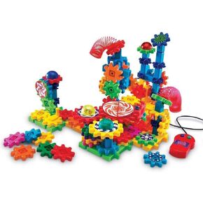 Learning Resources Gears! Gears! Gears! Lights & Action Building Set, Puzzle, Gear Toy, 121 Pieces, Ages 5+