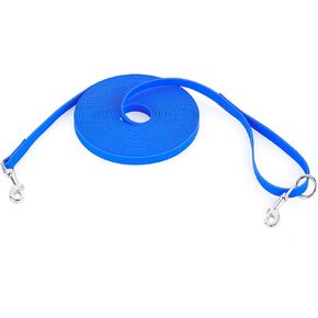Waterproof Long Leash for Dogs Training 16FT/30FT/50FT, Long Dog Leash Heavy Duty,Dog Lead for Large Medium Small Dogs Outside Walking, Playing, Camping, or Yard(Black 15FT)