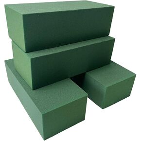 Mindful Design 6-Pack Floral Foam Blocks Dry & Wet for Fresh and Artificial Flowers, 7.8" L x 3.5" W x 2.4" H – Ideal for Weddings, Birthdays, Home, Office, and Garden Decor