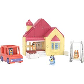 Tile Town Bluey Heeler Home & 4WD Vehicle Magnetic Tiles Construction Building Playset + Family Figures, Kids 3-5+, New Action Tiles, Realistic Builds, STEM Creative Toy | Amazon Exclusive