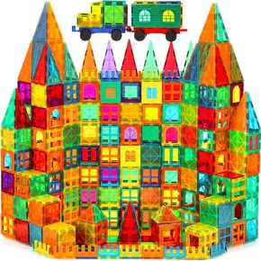 Mangetic Tiles, 100PCS Magnet Building Toys, Magnetic Building Set for Kids, Stacking Blocks, Perfect STEM Toys Gift for Boys and Girls