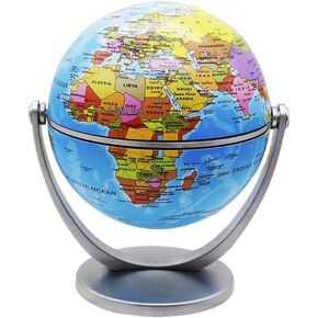 كرة شهية صغيرة للأولاد ، 360 كرة دوارة ، كرات التعلم في العالم ، ديكور المكتب الرجالي PVC مواد مواد غلوب هدايا الأولاد (بولي)