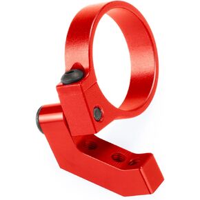 QUE-T for 20MM Mini Fan Mount Clamp Aluminium for 20mm Diameter 1/18 1/14 Mini/Micro Motors (Red)