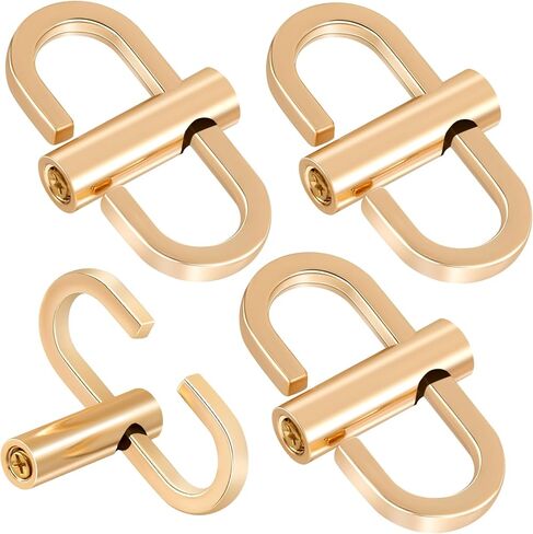 Adjustable Chain Strap Shortener, 360 Rotatable Necklace Shortener Clasp, Strap Adjuster for Purse Necklace Chain in Saudi Arabia