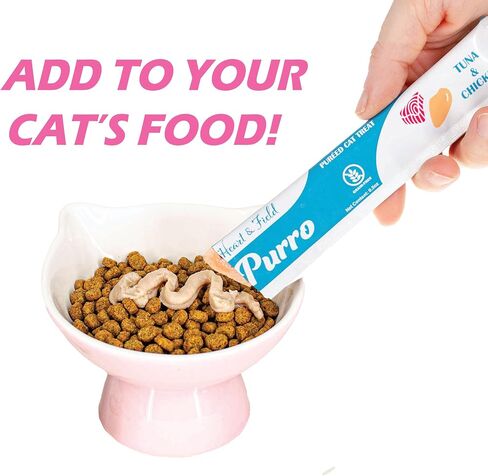 Heart & Field Cat Treats, Squeezable Lickable Variety Pack, Tuna Shrimp, Salmon Shrimp, Tuna Chicken, 52 Count in Saudi Arabia