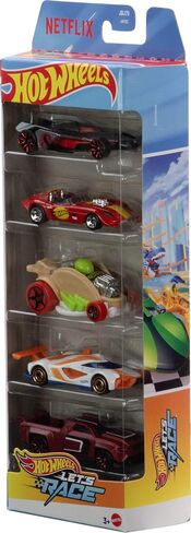 سيارات لعبة Hot Wheels ، مجموعة من 5 1:64 سيارات Die-Cast ظهرت في سلسلة Netflix الرسوم المتحركة in Saudi Arabia