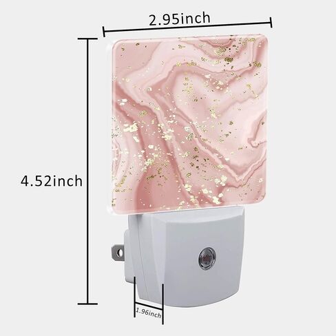 Plug in Night Lights Gold Splatter Texture Liquid Marble Nightlight Plug Into Wall Dusk to Dawn Sensor LED Night Light for Kid Girls Boys Room Decor,Hallway,Kitchen,Bathroom,Nursery,Stairs in Kuwait