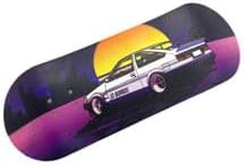 LC Boards Fingerboard 98X34 Complete '86 Graphic Foam Grip Tape, Silver Trucks in Saudi Arabia