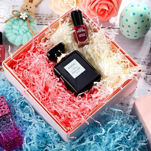 حشو العشب عيد الفصح تمزيق الأنسجة الورقية الورق المقطعة حشو العشب للاختطام وملء السلة DIY ، 280 جم ، 9.8 أوقية (14 لونا) in Kuwait